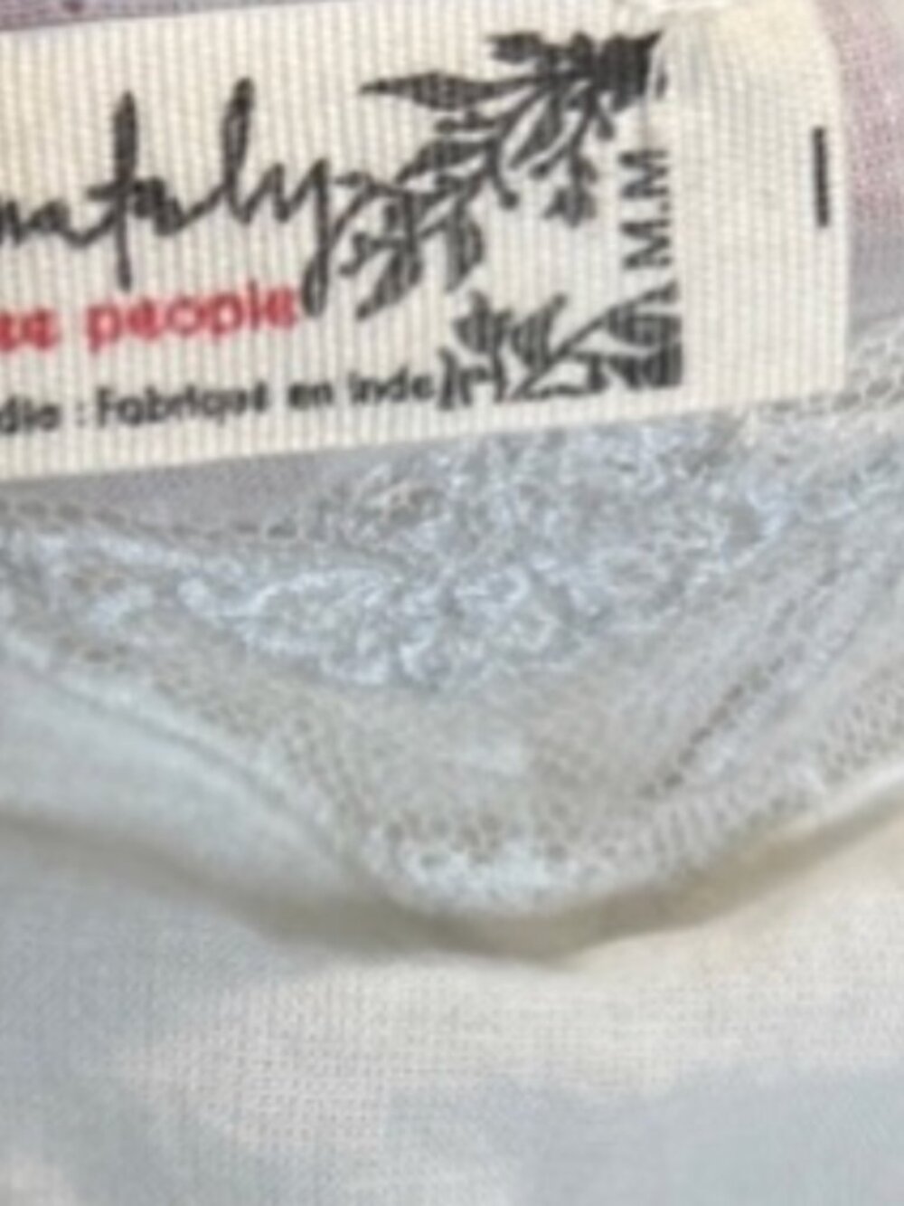 NWT Free People Intimately Bali Honeydew Bodysuit | Optic White | Lace | Medium - Picture 9 of 16